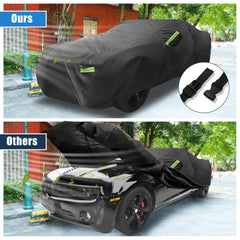 X AUTOHAUX Camaro cover driver door zipper for easy access.