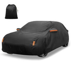 X AUTOHAUX car cover on Honda Civic with snug all-weather protection
