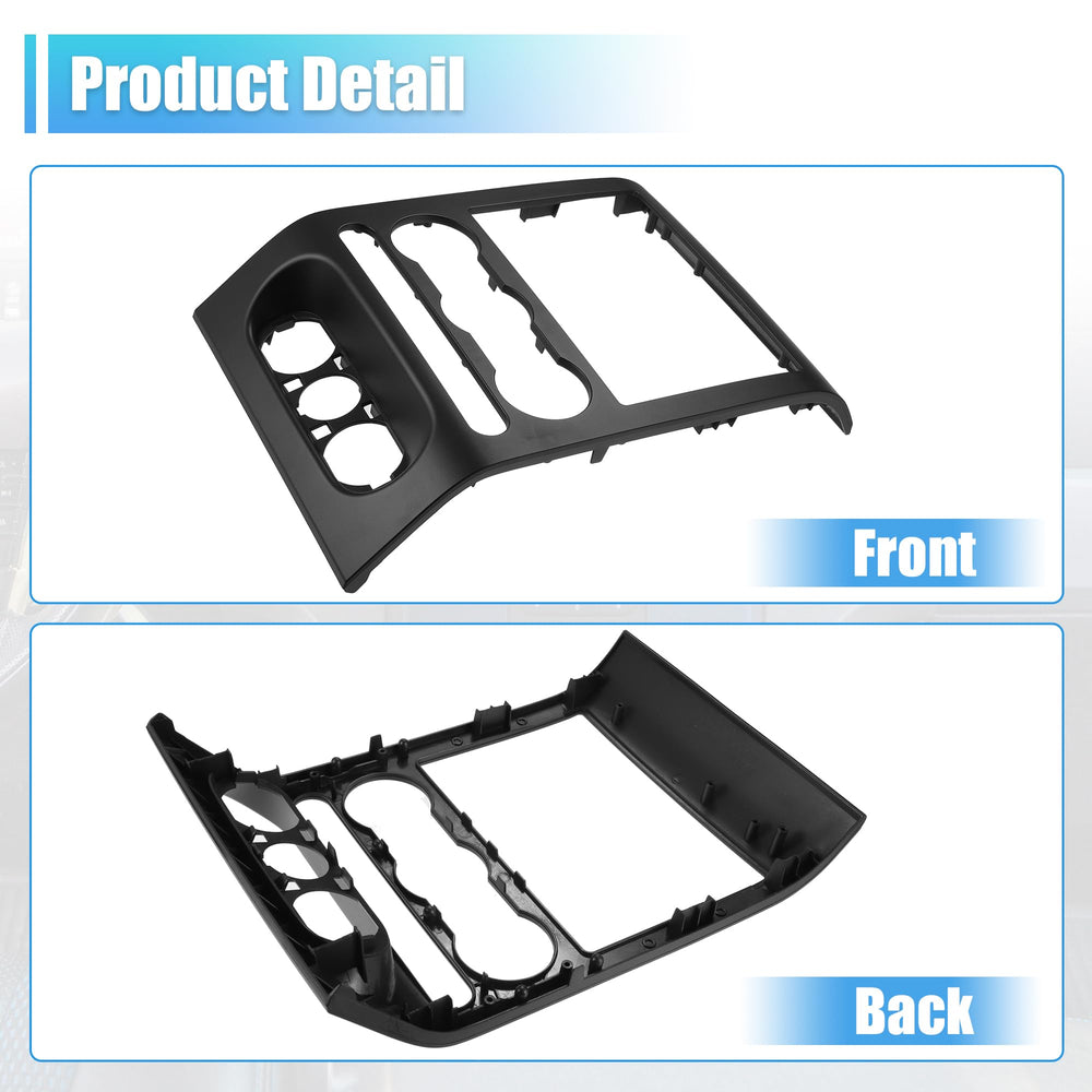 Bezel sits flush with the Ford F-150 dashboard for a clean look