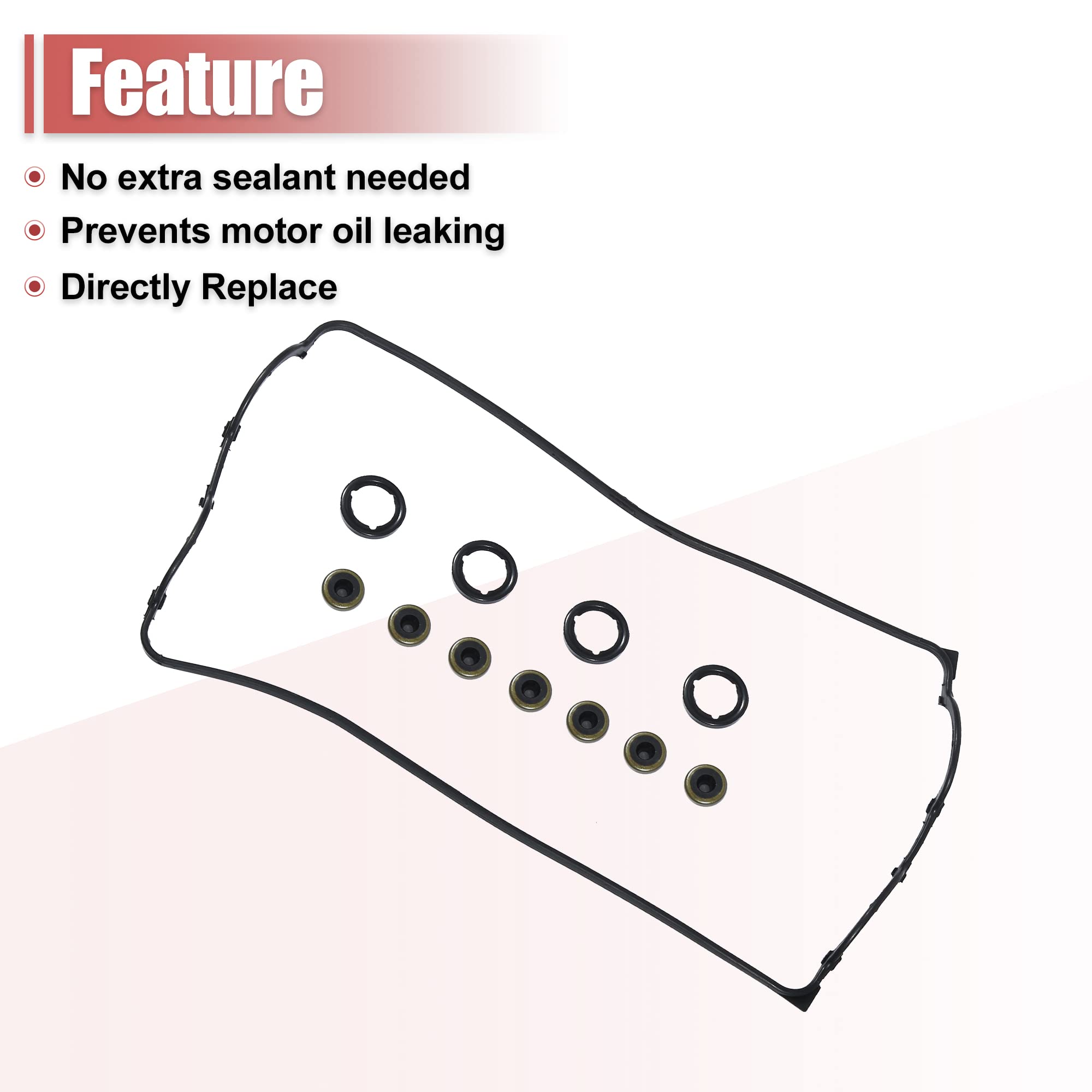 X AUTOHAUX direct replacement gasket for easy installation.
