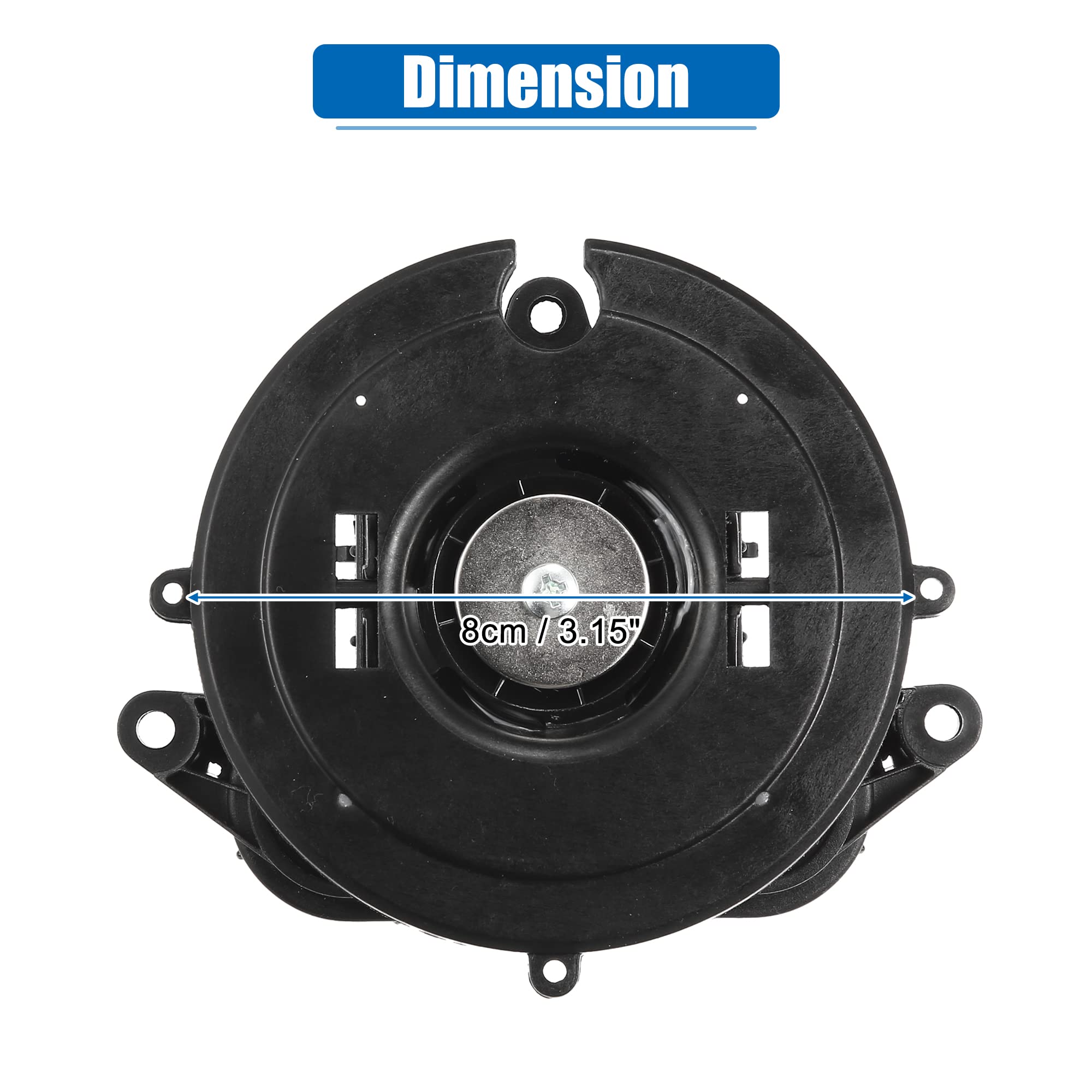 X AUTOHAUX door mirror drive motor assembly ships as a complete replacement unit.