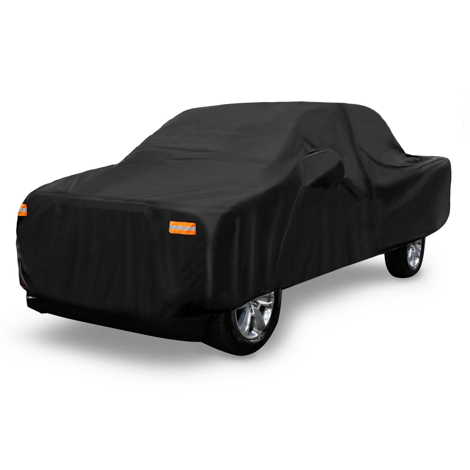 X AUTOHAUX F150 crew cab cover installed offers full weather protection.