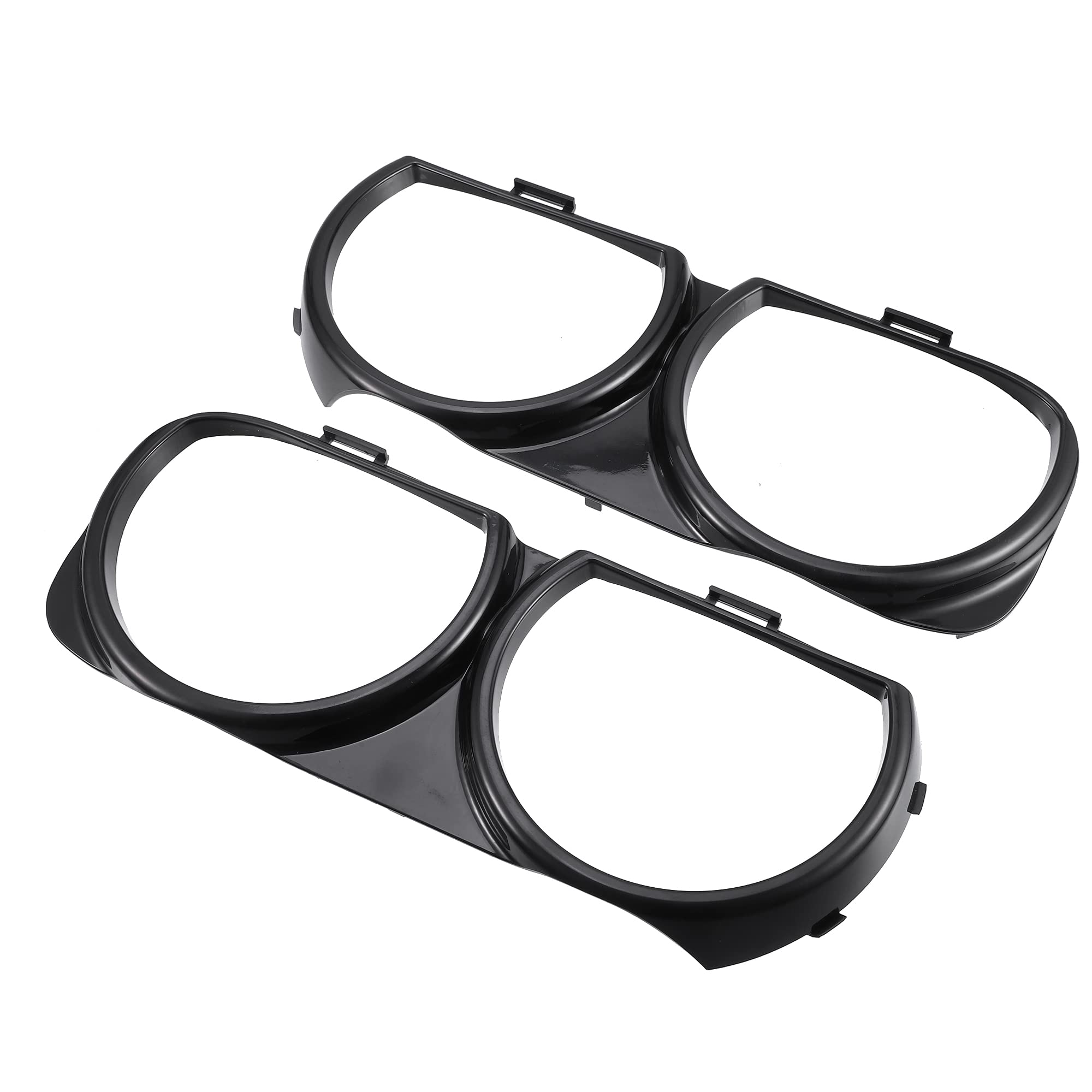 X AUTOHAUX front headlight bezel trim for Dodge Challenger left, seamless fit and durable finish.