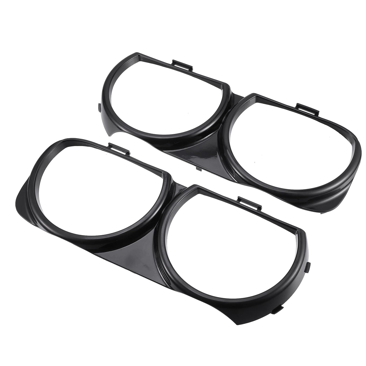 X AUTOHAUX front headlight bezel trim for Dodge Challenger left, seamless fit and durable finish.
