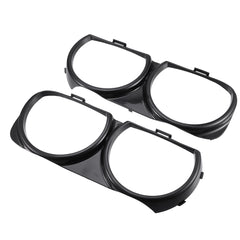 X AUTOHAUX front headlight bezel trim for Dodge Challenger left, seamless fit and durable finish.