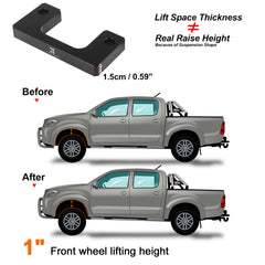X AUTOHAUX front leveling spacer 1in for Tahoe front creates even ride height