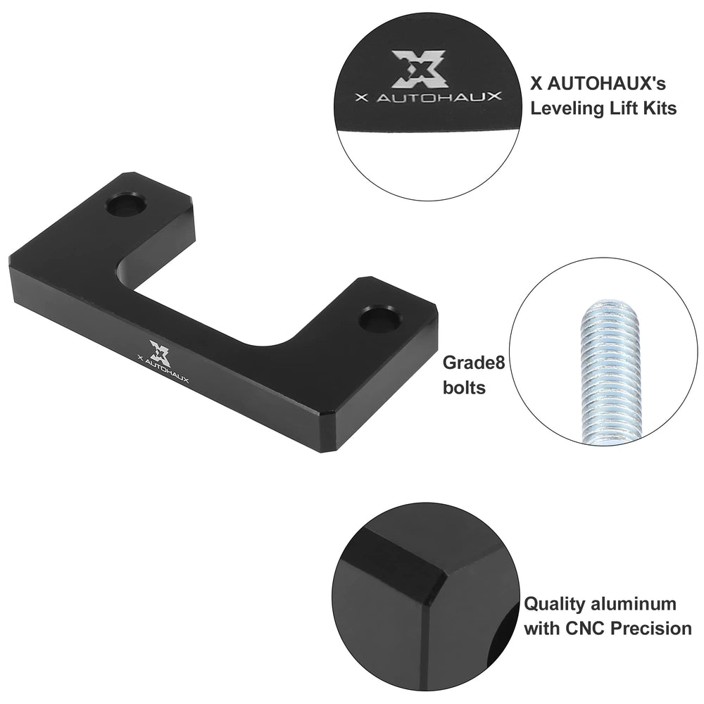 X AUTOHAUX front leveling spacer 1in for Yukon XL front balances height and clearance