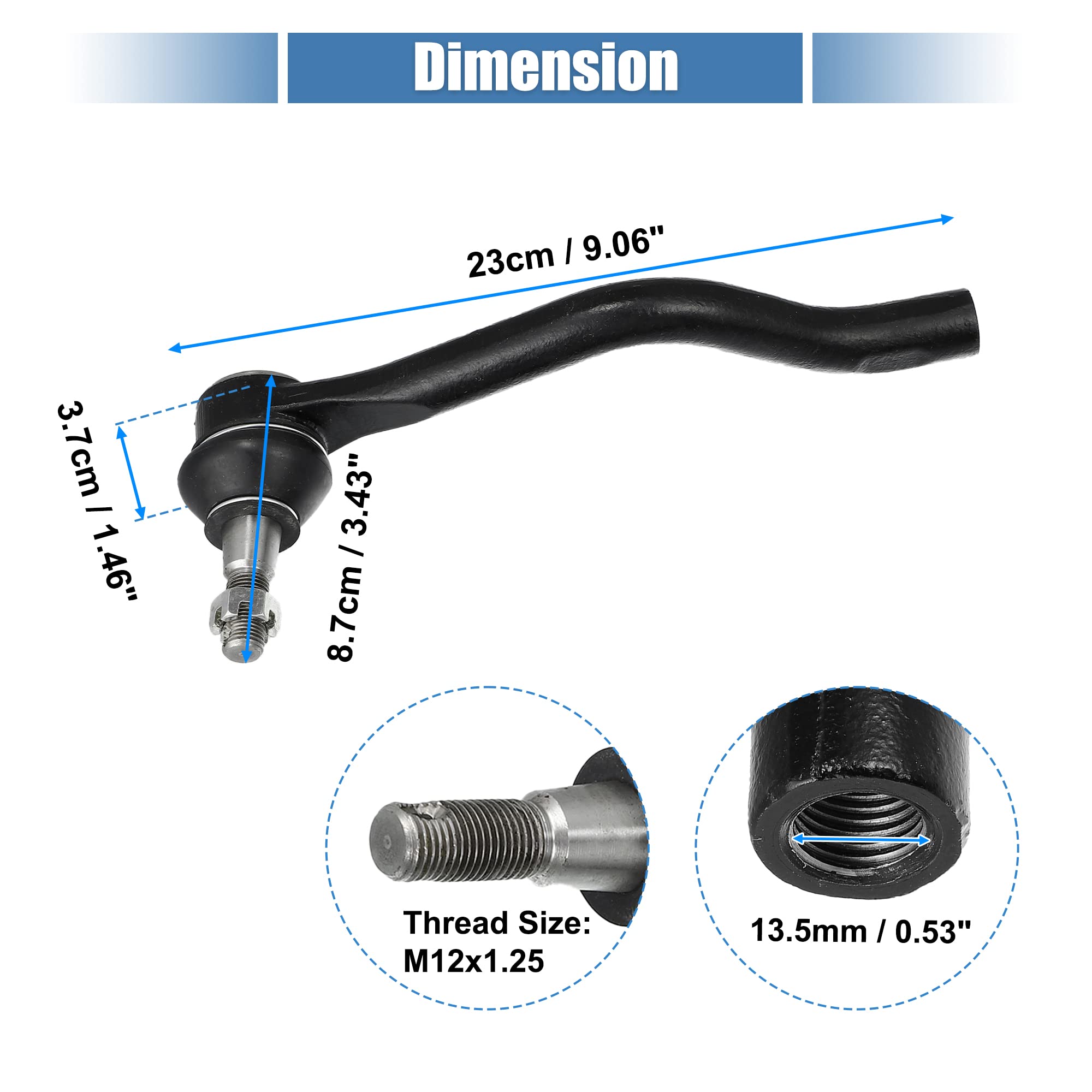 X AUTOHAUX alignment-friendly design supports consistent steering response
