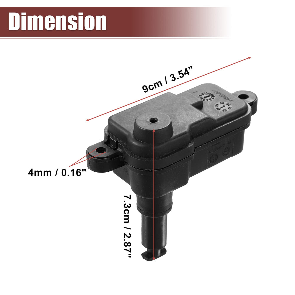 X AUTOHAUX fuel flap actuator packaging includes 1x actuator for easy replacement.