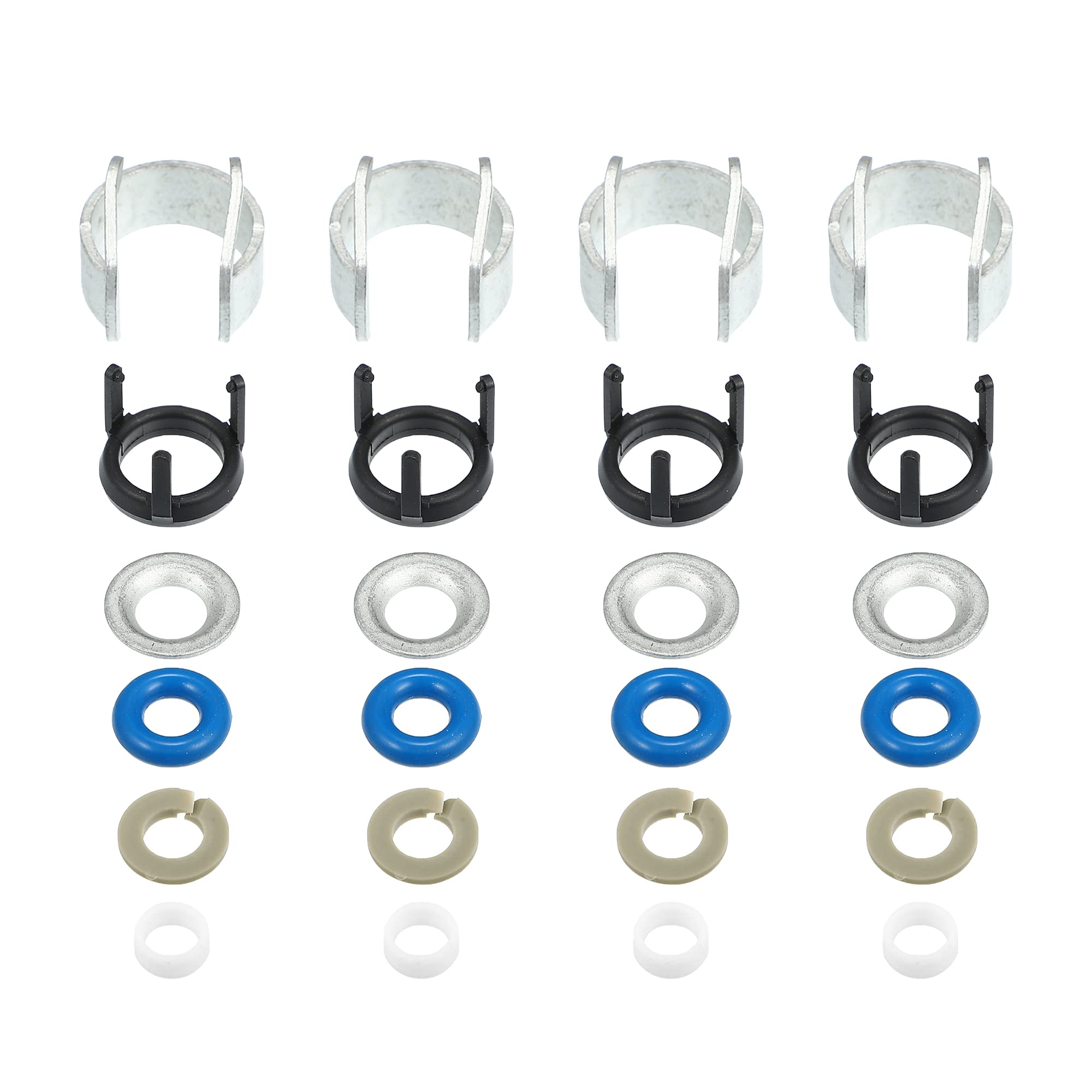 X AUTOHAUX upper O-rings for fuel injector seal kit in VW/Audi engines.