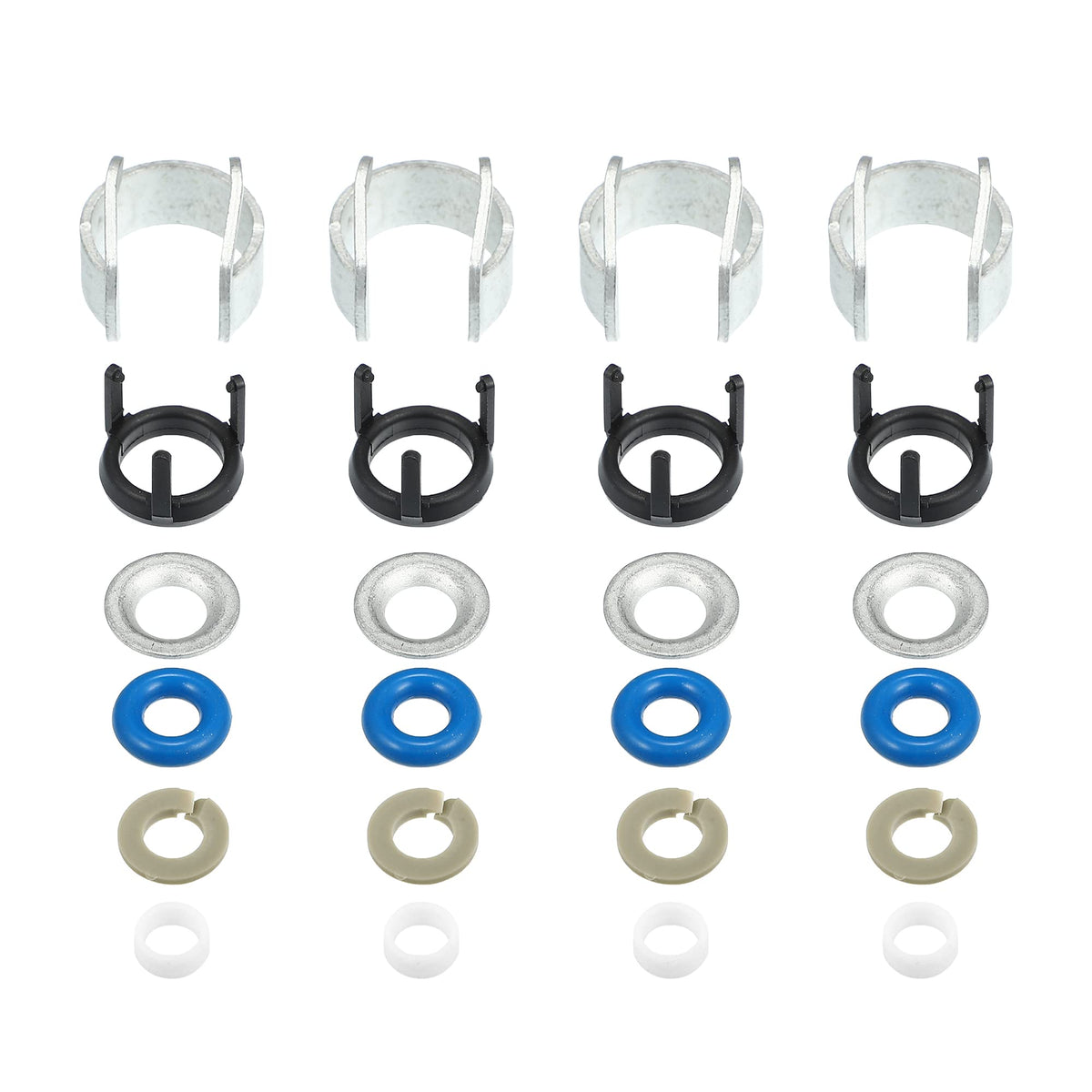 X AUTOHAUX upper O-rings for fuel injector seal kit in VW/Audi engines.