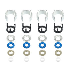 X AUTOHAUX upper O-rings for fuel injector seal kit in VW/Audi engines.