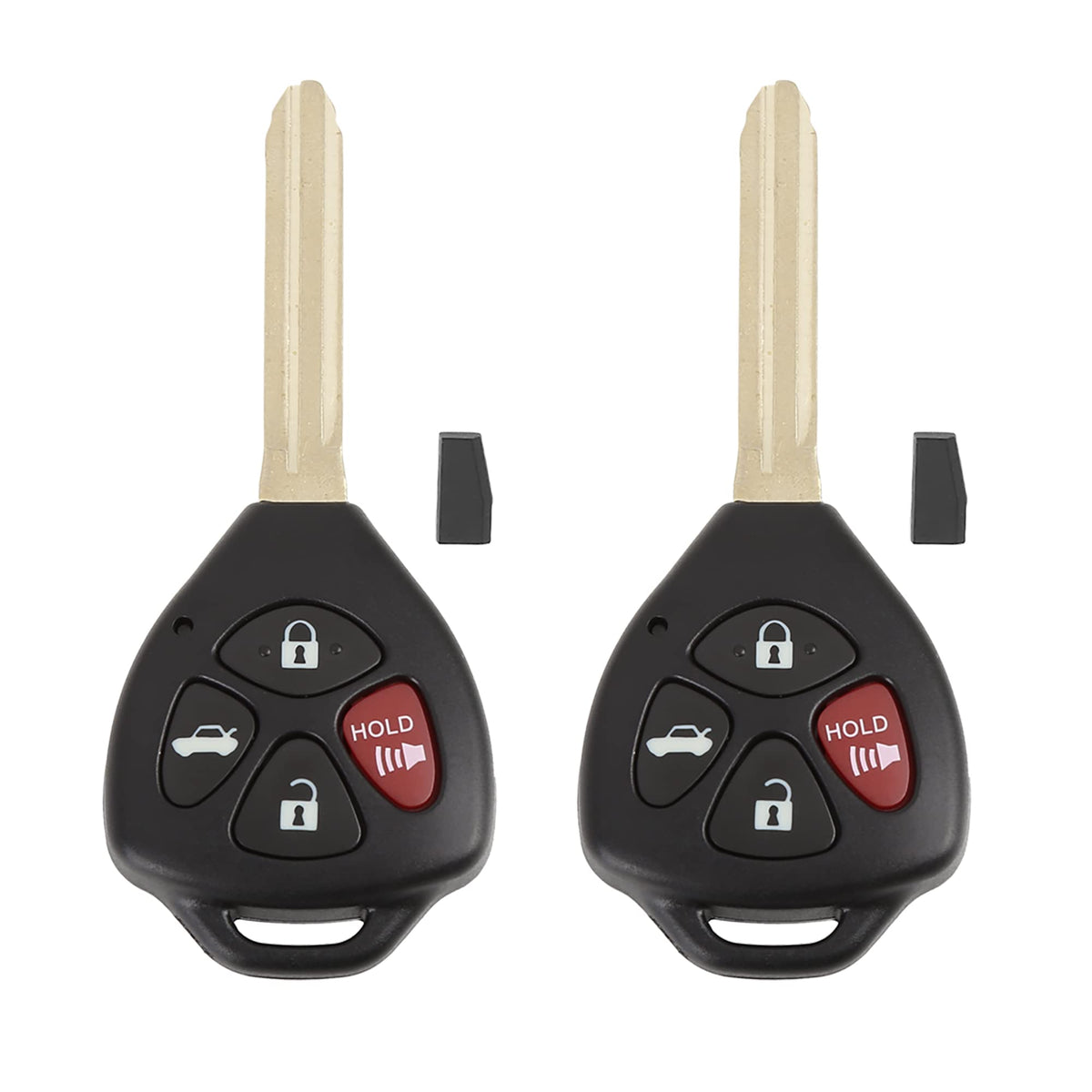 X AutoHaux GQ4-29T remote for Toyota Corolla 2010-2012, quick-entry capability.
