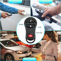 X AUTOHAUX GQ43VT17T keyfob interior view, built-in chip for quick response.