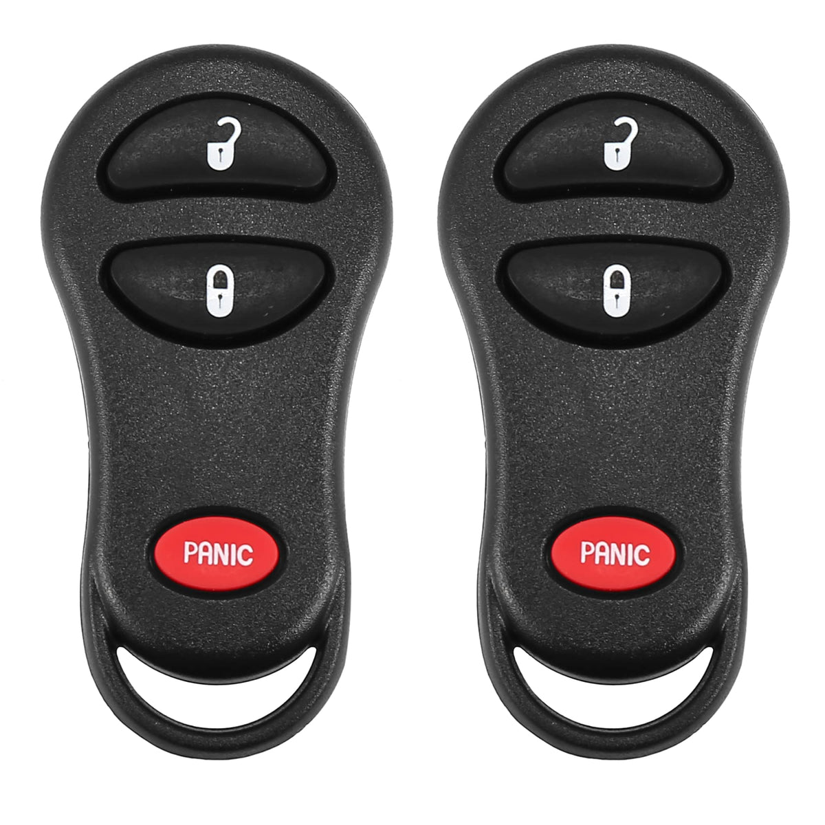 X AUTOHAUX GQ43VT17T remote assembly, reliable replacement for Dodge/Ram.