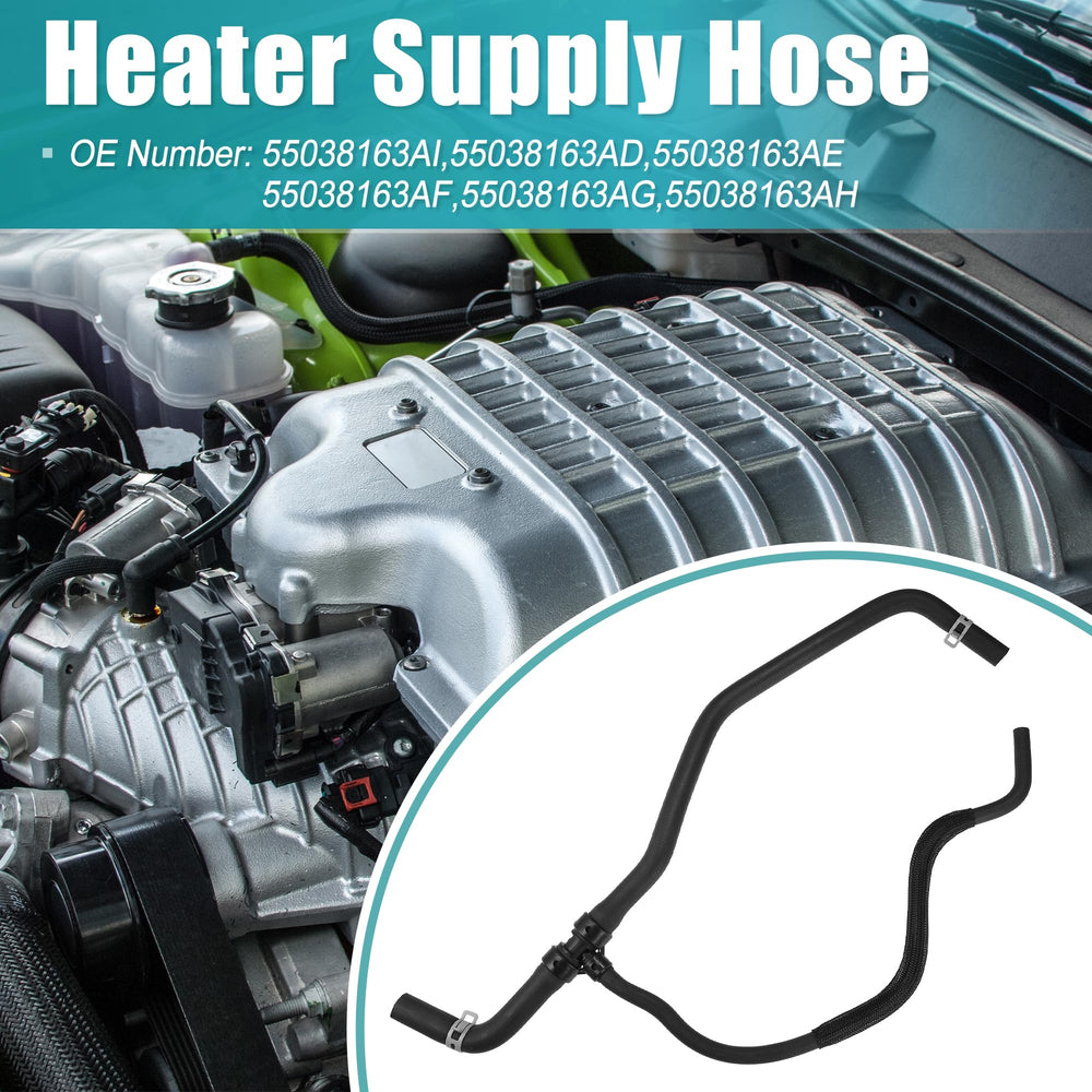 X AutoHaux heater hose for Charger supports dependable coolant circulation to the heater core.