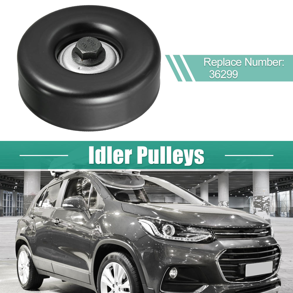 Dust shield detail on X AUTOHAUX idler pulley protects the bearing