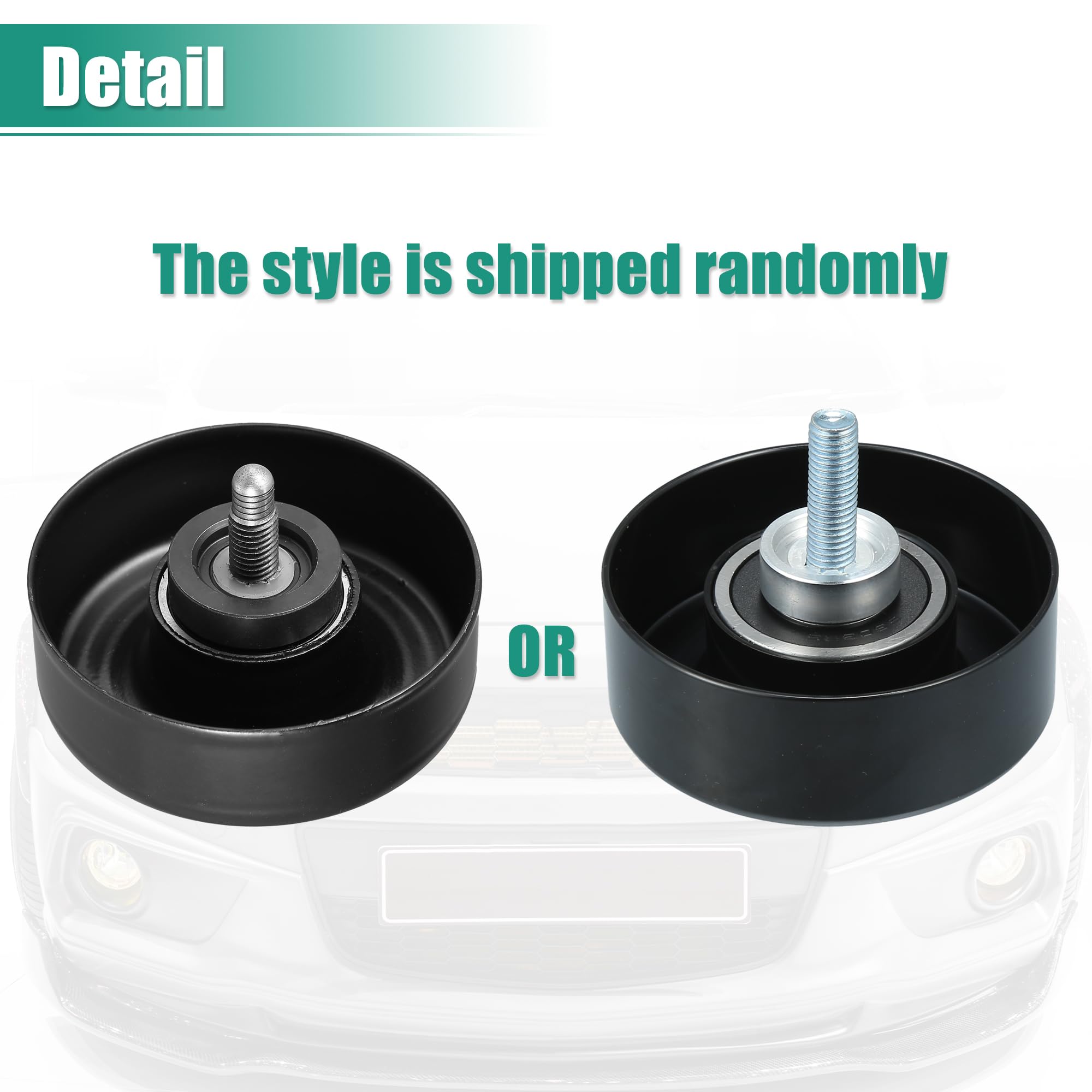 X AUTOHAUX idler pulley shown on Chevrolet Express and GMC Savana