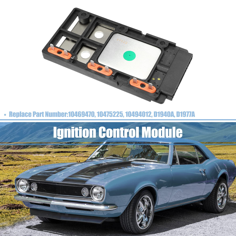 X AUTOHAUX ignition-control-module side view highlighting slim profile for easy installation.