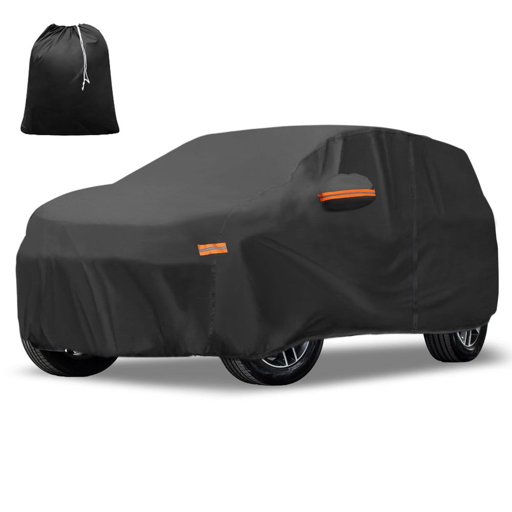 X AUTOHAUX Jeep Grand Cherokee cover—front view protects against weather and debris.