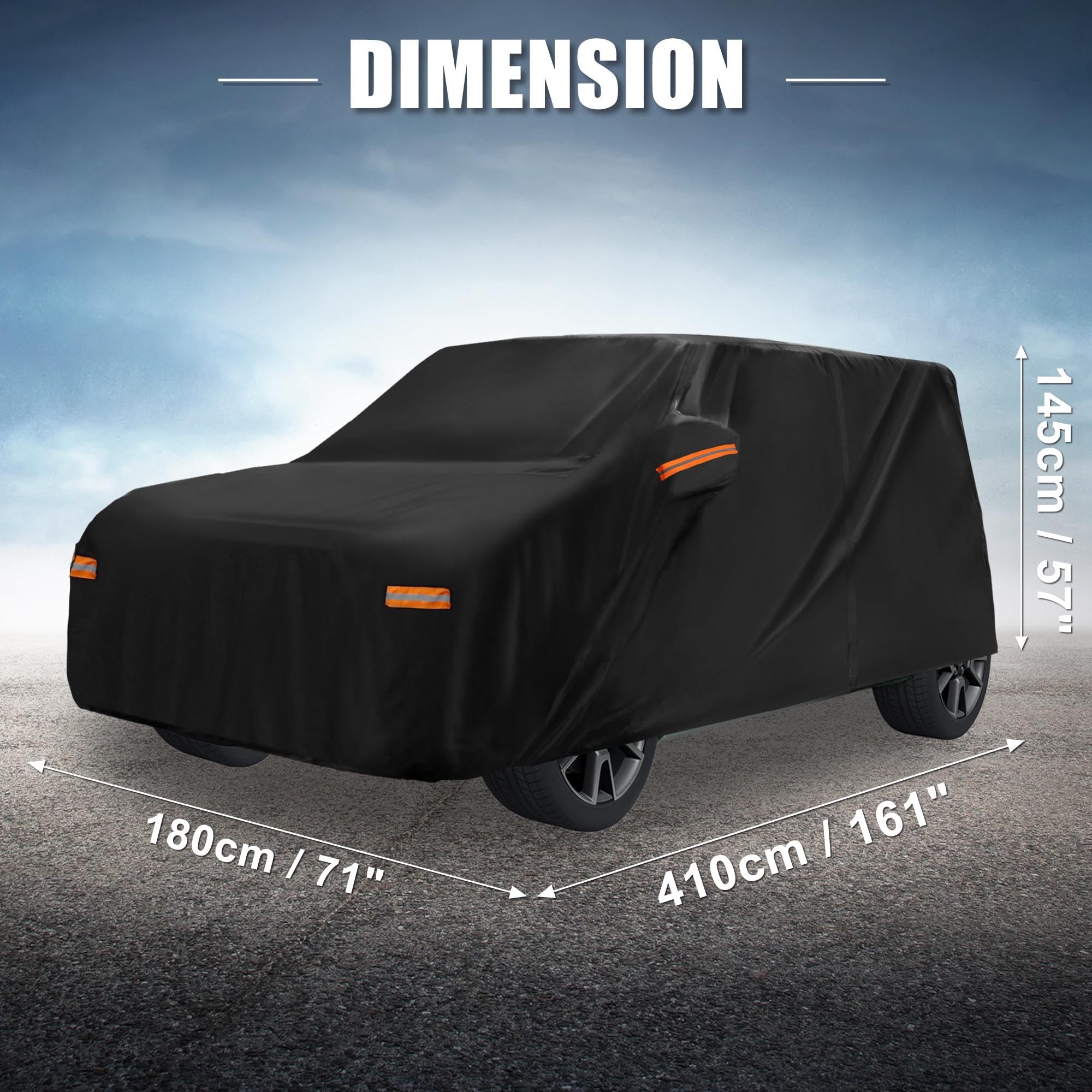 X AUTOHAUX Kia Soul cover includes a storage bag for easy storage.