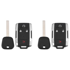 X AUTOHAUX M3N-32337100 remote front view with four-button layout for Silverado