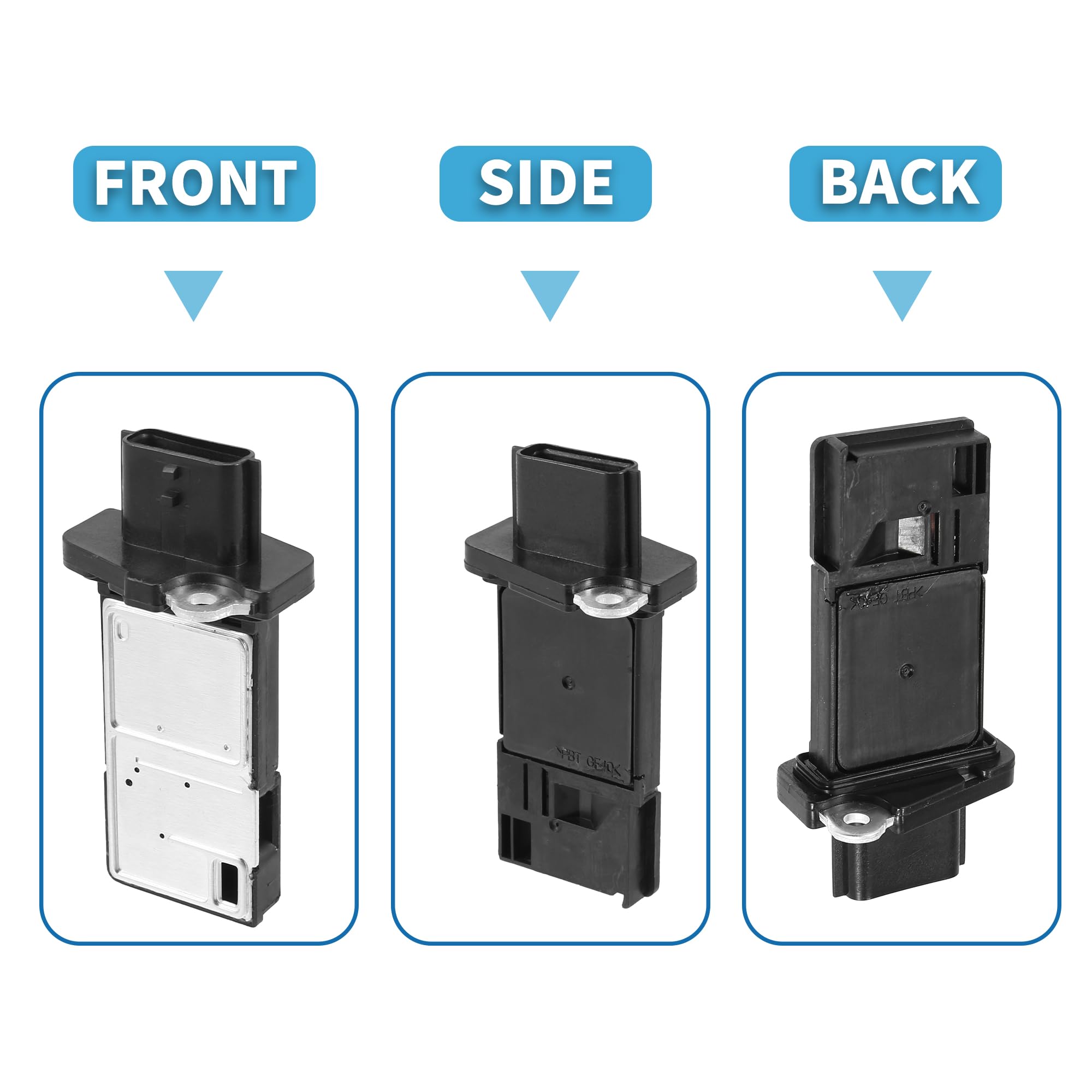 X AUTOHAUX MAF sensor installation diagram guiding correct placement