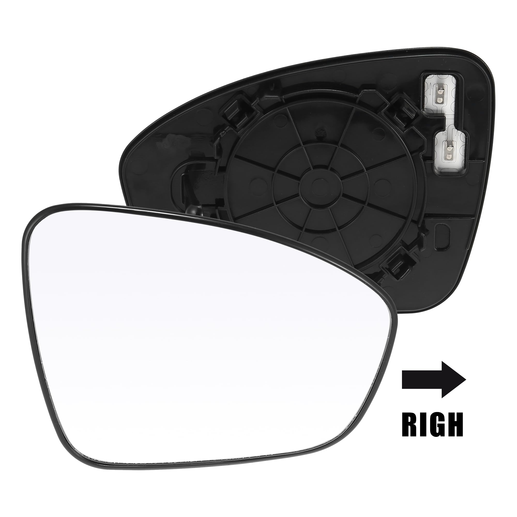 X AUTOHAUX mirror glass with backing plate ensures secure fit for Nissan Sentra.