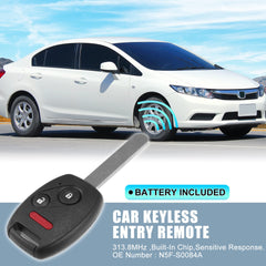 X AUTOHAUX N5F-S0084A remote fob back cover, ready replacement part.