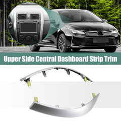 X AUTOHAUX navigation panel trim enhances Corolla dashboard aesthetics.