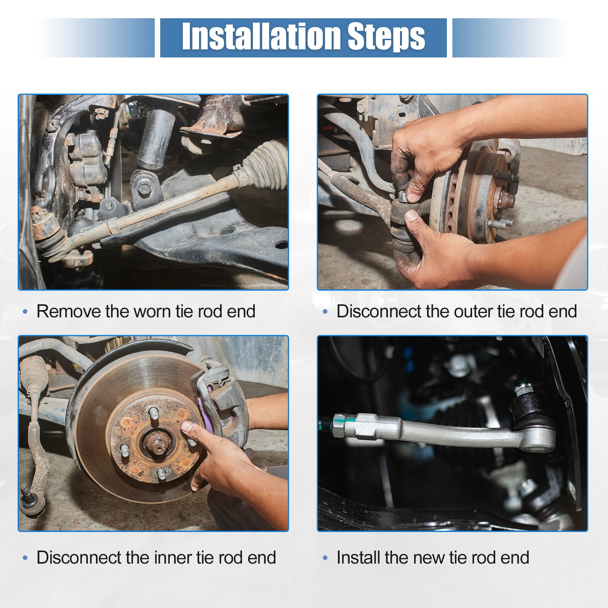 X AUTOHAUX OE ES800357/ES800358 ends, install-ready and ready for replacement