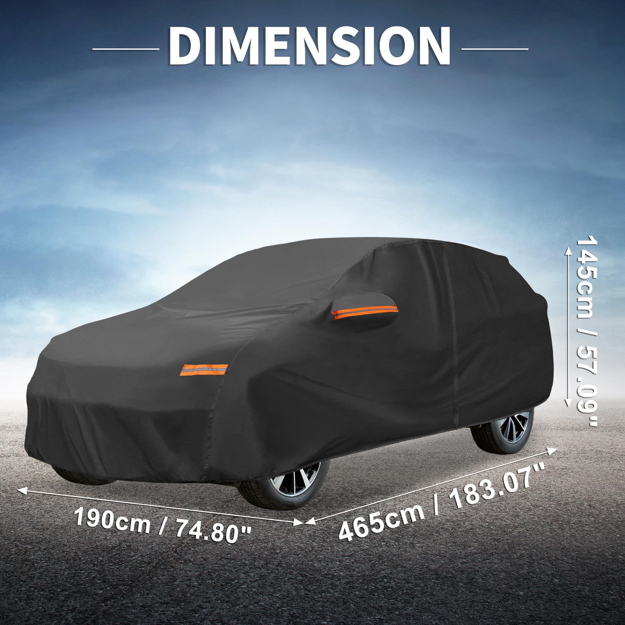 X AUTOHAUX packaging includes storage bag for convenient, tidy stowaway when not in use.