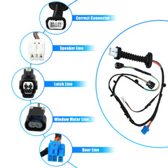 X Autohaux five-pigtail assembly included in the kit.