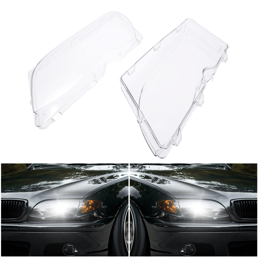 X AUTOHAUX polycarbonate headlight cover for durable, clear illumination.