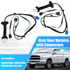 X Autohaux rear door harness RAM right for reliable door wiring.