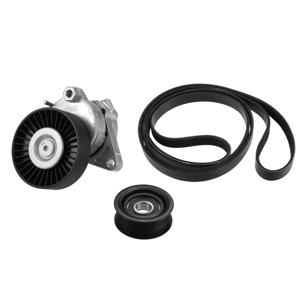 X AUTOHAUX serpentine belt tensioner pulley for Mercedes-Benz provides steady belt tension.
