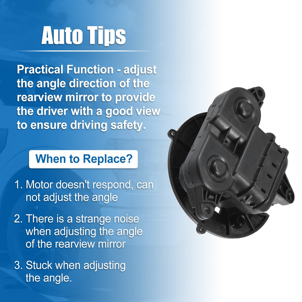 X AUTOHAUX mirror drive motor for Ford Taurus X provides reliable daily driving adjustments.