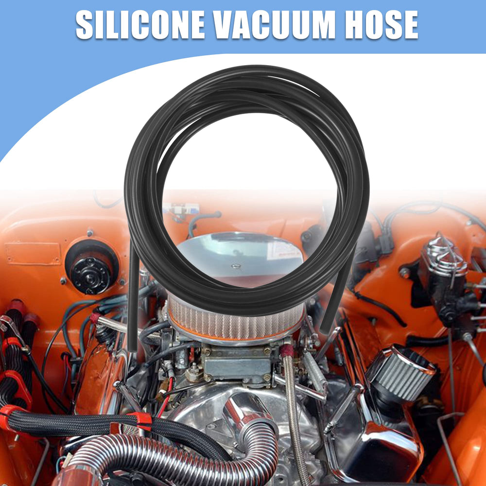 X AUTOHAUX heavy-wall silicone hose close-up showing durable wall thickness.