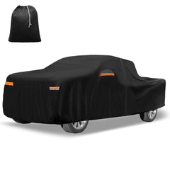 X AUTOHAUX Silverado crew cab cover shields from rain and dust.