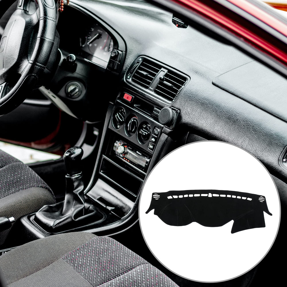 X AUTOHAUX polyester fabric close-up showing soft, breathable dash guard.