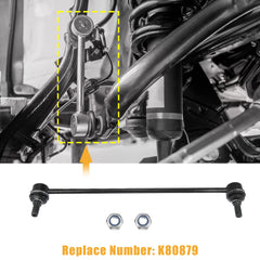 X AutoHaux 4882052030 front stabilizer end link close-up view on mount