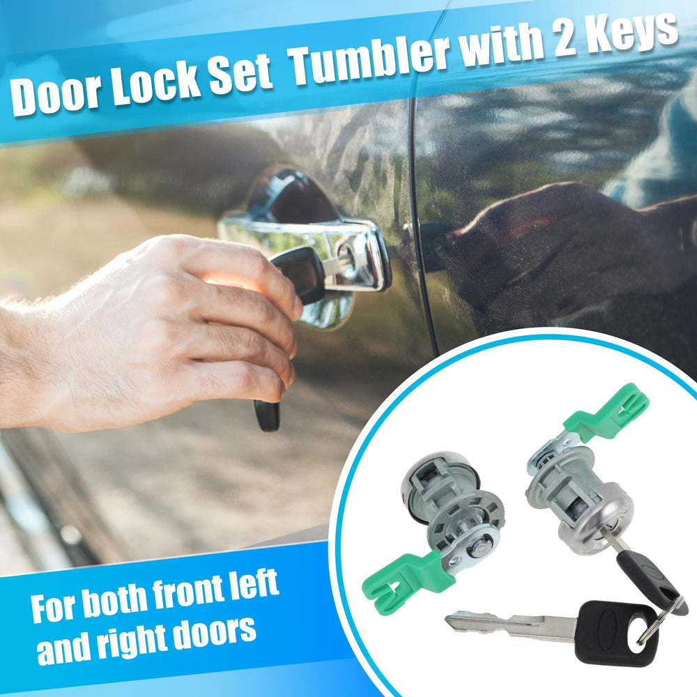 X AUTOHAUX two keys included for quick door access and replacement.