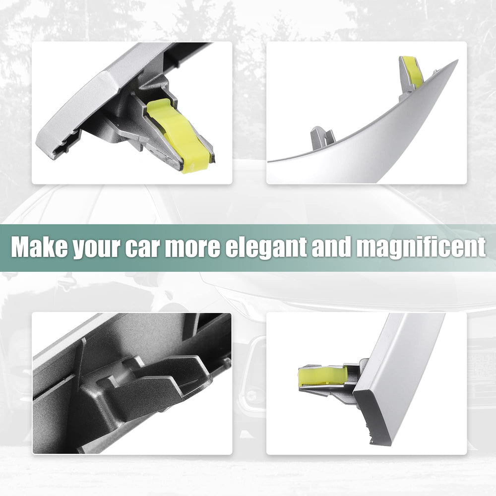 X AUTOHAUX upper side dash strip offers easy direct replacement.
