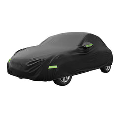 X AUTOHAUX Volkswagen New Beetle cover front view showing full exterior protection