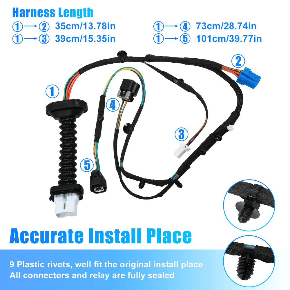 X Autohaux weatherproof connectors shield electrical connections.