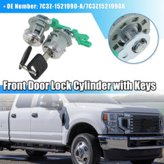 X AUTOHAUX front right door lock cylinder preserves smooth locking for Ford and Lincoln.