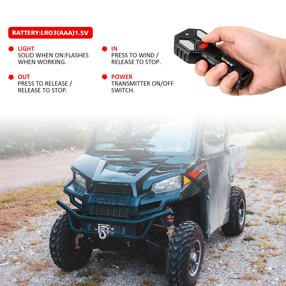X-BULL durable steel construction with color coded terminals for easy install
