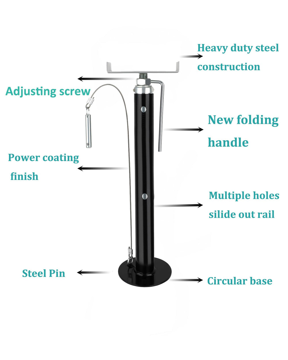 X-Haibei folding handle enables quick height adjustments in tight spaces.