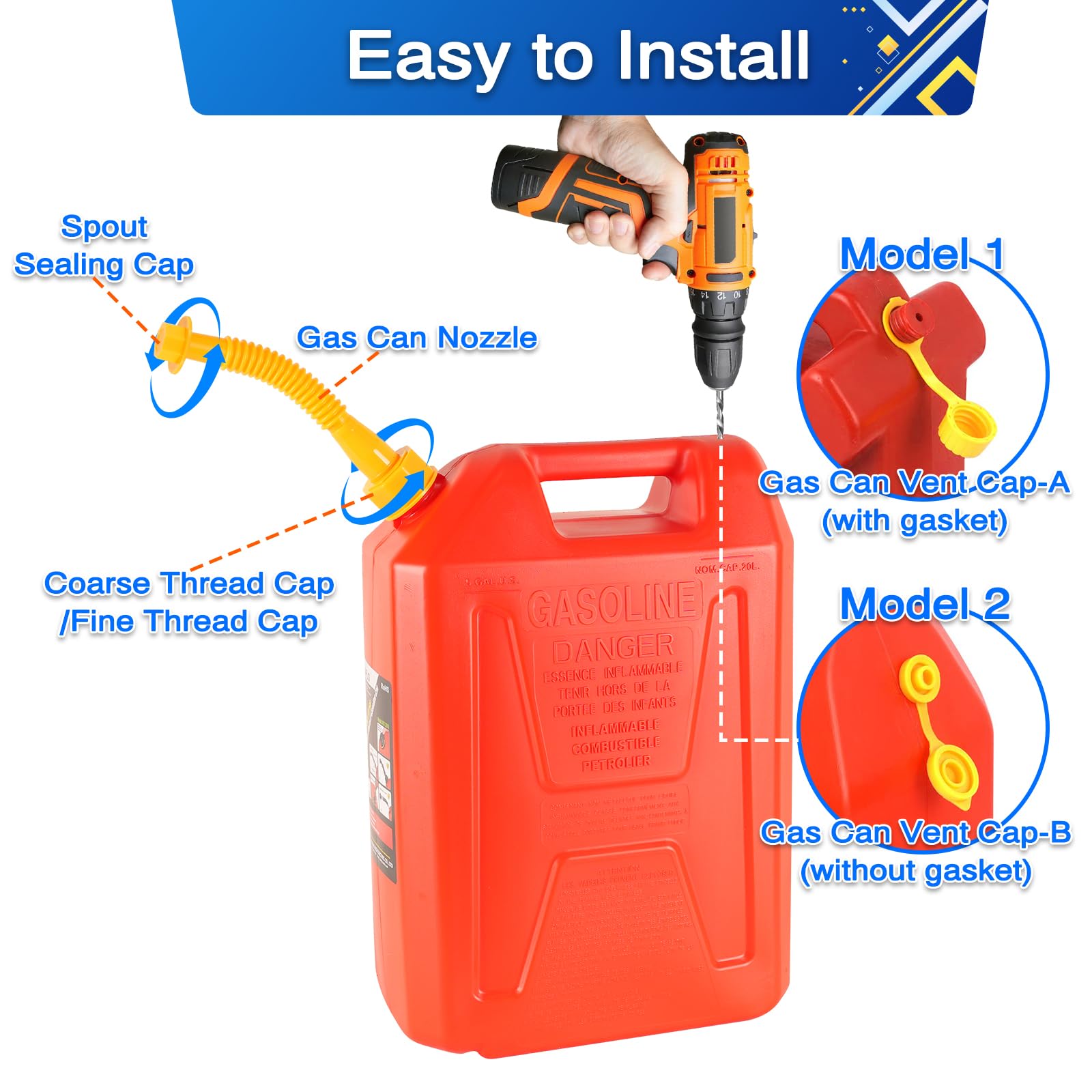 x-vesolje spout sealing cap with gasket improves seal and safety