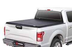 X XCOVER soft roll-up tonneau on a 5.6 ft bed, front view shows secure fit.